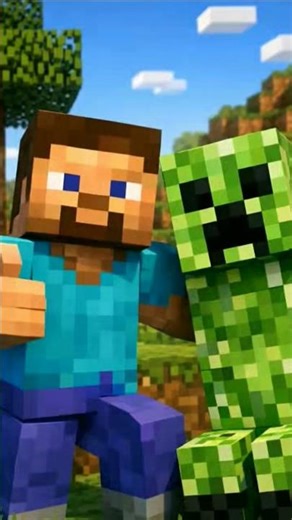 Steve vs Creeper 💥 | Epic Explosion & Dark Transformation 😱 #shorts #short