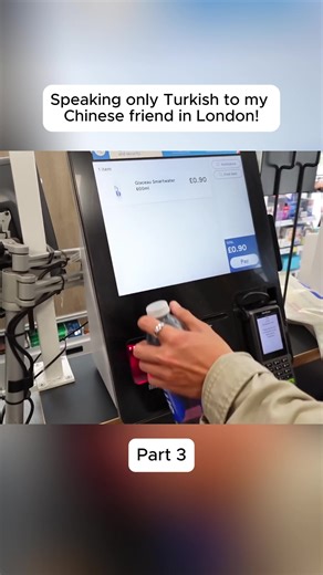 Speaking only Turkish to my Chinese friend in London!#uk#zeliha#england