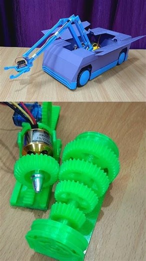 Hybrid car and gear mechanism ‪@Praveen_D_N‬