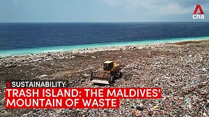 21K views · 200 reactions | Since 1992, all the waste produced by the Maldives have been dumped into a lagoon - which has now become a giant mountain of trash. Past mistakes like these are now being addressed directly and openly. | CNA | Facebook