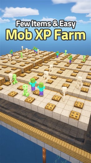 만두민 ManDooMiN on Instagram: "Minecraft Mob XP Farm Tutorial💡😋 ============= Shader Pack: BSL v10.1 Resource Pack: Prime's HD Texture ============= #minecraft #minecraftbuilds #minecraftbuildings #minecrafttutorial #minecraftmeme"