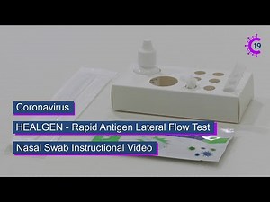 Healgen Coronavirus Rapid Antigen Lateral Flow Test - Nasal Swab