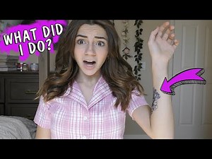 16 YEAR OLD GIRL GETS TATTOOS | Kayla Davis