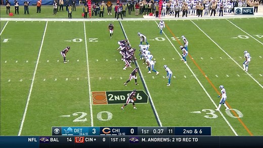 Devon Kennard DROPS Mitchell Trubisky for sack