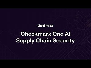 Checkmarx One AI Supply Chain Security