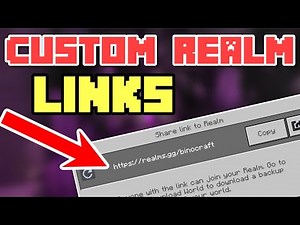 Custom Realm Codes | Minecraft Bedrock | 1.17 | mcbehub.com | Create a Custom Realm Link