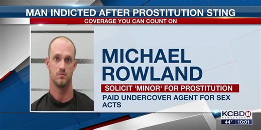 Michael Rowland accused of soliciting minor for prostitution