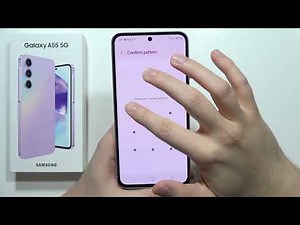 How to Set Up Face Recognition on SAMSUNG Galaxy A55 5G - Turn ON Face Unlock