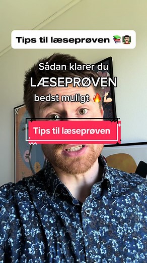 Tips til læseprøven