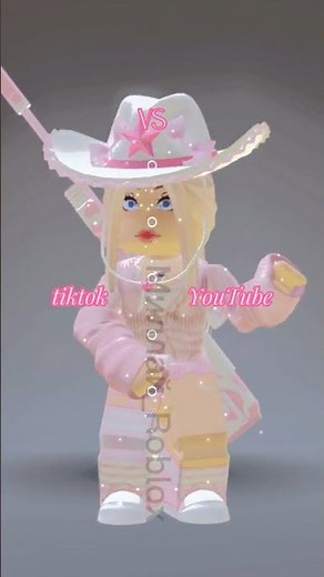 tiktok VS YouTube #roblox #trending #tiktok #tt