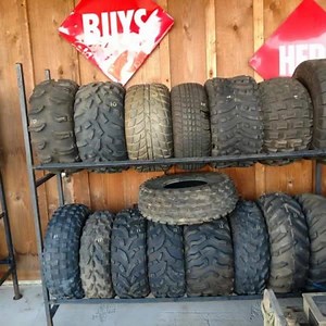 Used ATV tire sale!!!! Many sizes available including 8 - 9 -10 - 11 and 12 inch. SOME SIZES ON THESE RACKS 20X7-8 20X9-8 22X11-8 21X8-8 20X7-9 22X10-9 25X13.5-9 22X10-10 22X11-1 | Sport Wheels, Inc.