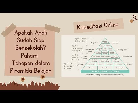 Apakah Anak Sudah Siap Bersekolah? Pahami Tahapan dalam Piramida Belajar