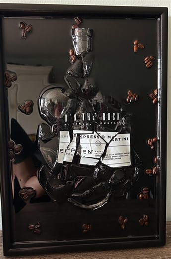 Resin Broken Bottle Art - Etsy