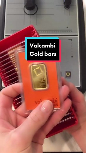 Testing 20 gram gold bars with the Sigma METALYICS tester. #testinggold #goldstacker #goldbullion #preciousmetal #goldbars #femalecoindealer