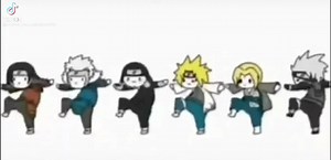 Synchronized Anime Character Dance Performance