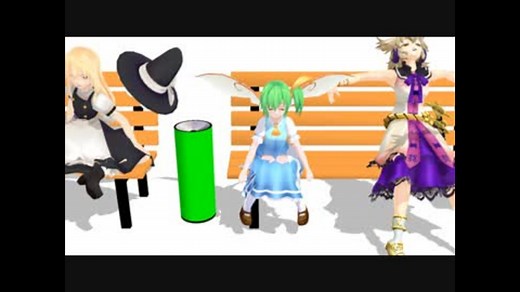 【ポーズ配布】椅子に座ってるポーズ