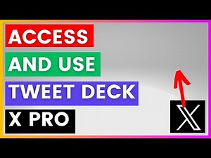 How To Access & Use Tweet Deck? [in 2025] (Use X Pro)