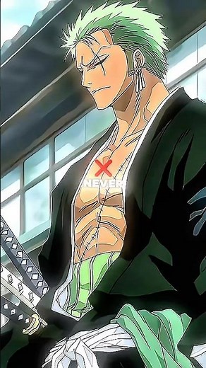 Zoro Never Backs Down – Even From Death ⚔️🗿 #anime #zoro #animefacts #onepiece #luffy #animetheory