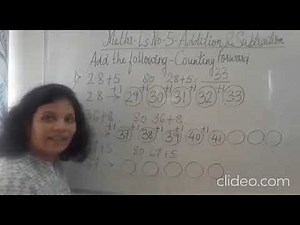 Addition with forward counting