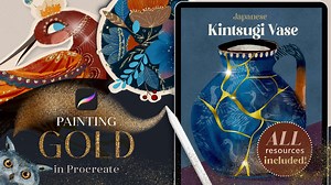Painting with GOLD in Procreate | Irina Young | Skillshare