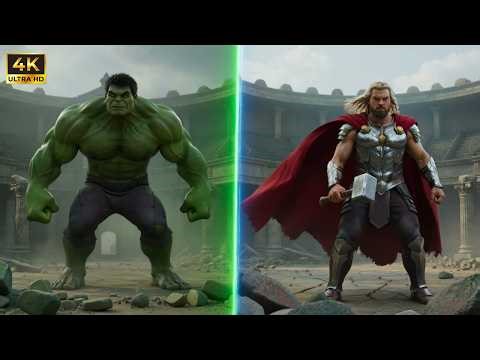 Hulk vs Thor Comparison Strength, Fight, Flying & Power Styles