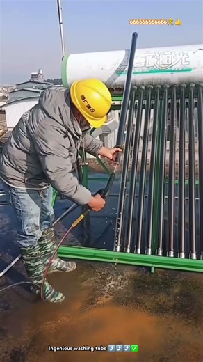 Washing radiator tubes - Easy Working