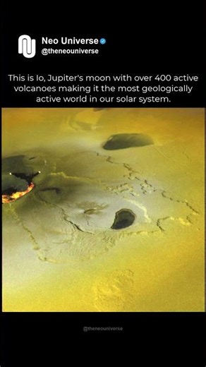 Io Jupiter's Volcanic Active Moon