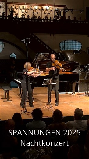 Spannungen: Musik im RWE-KW on Instagram: "SPANNUNGEN:2025 | Nachtkonzert : 20. Juni Rachel Roberts & Jan Larsen Jean-Marie Leclair Sonate für 2 Violinen in E-Moll, Op. 3 No. 5 II. Gavotte. Andante grazioso (bearbeitet für 2 Violen von Jan Larsen) Bild und Ton : Heinenstudios Schnitt : Georg Witteler #viola #bratsche #classicalmusic #barockmusik @rachelrobertsviola @georgwitteler © Kunstförderverein Kreis Düren e. V. 2026"