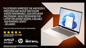 3.7K views · 55 reactions | "Reliable and powerful"  See why reviewers are highly recommending the HP Envy 2-in-1 Wide Ultra with an AMD Ryzen processor. https://bit.ly/4cLBQ5E | AMD Ryzen and Radeon | Facebook