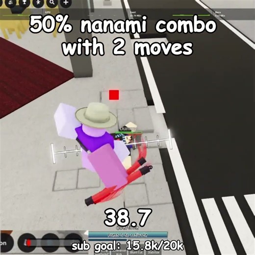OP Nanami Combo | #jjk #jjs #jujutsushenanigans #jujutsukaisen #roblox