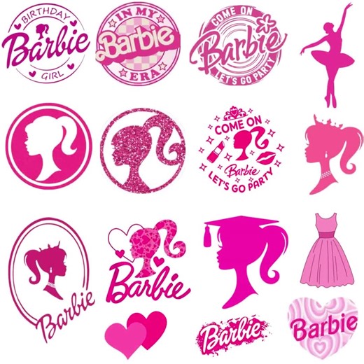 Pink Fashion Doll PNG Clipart Bundle – Girly Graphics (100 ) - Etsy