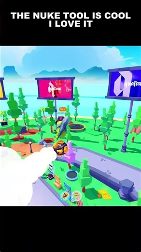 the nuke tool in pls donate is cool 🔥