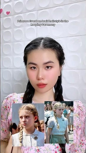 Primrose Everdeen braid at the Reaping Ceremony #hairstyle #viral