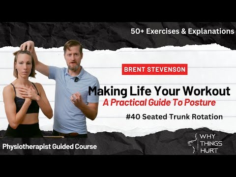 Seated Trunk Rotation - Physio Exercise