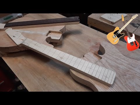 Je fabrique 2 Telecaster !! ep7 - Le neck pocket en 2 méthodes
