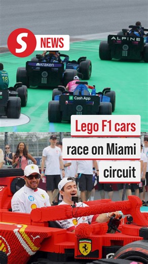 Formula 1 miniatures take over Miami track in brick-built Grand Prix