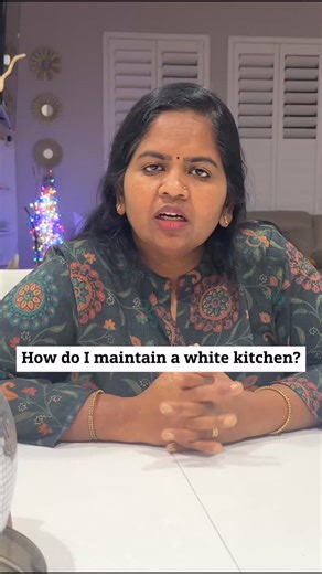 Maintaining a white kitchen is not as hard as it looks it just needs a few smart habits! 🤍✨ In today’s episode of LifeUnscriptedWithHer – by Sainthavi’s Podcast, I’m sharing how I keep my white kitchen clean, bright, and stress-free. 🧼 Wipe down surfaces daily 🧽 Treat stains immediately 🕯️ Use scented candles to keep it fresh 🌿 Add small décor to avoid a “plain” look 🧴 Choose easy-clean materials whenever possible A white kitchen brings so much peace it feels like a fresh start every morni