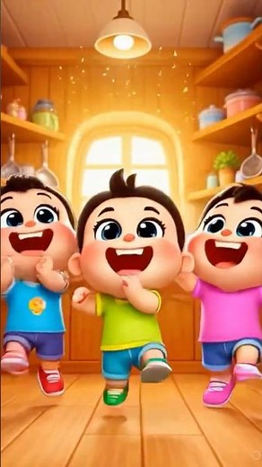 Tiny Chef’s Fruit Salad Party 🍎🥭 Eat & Dance🌈 #kidssongs #nurseryrhymes #baby #cocomelon #kids