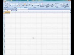 Excel Part II - Enregistrer un nouveau tableau