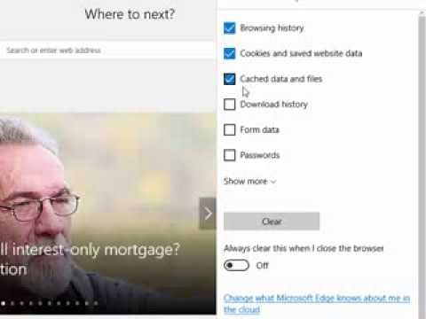 How to Clear your Browsing History in Edge