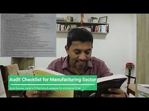 Audit Checklist for Manufacturing - Juran's Q Planning & analysis for enterprise Q.5e #checklist