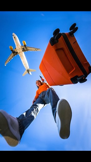 1.7M views · 10K reactions | Fake floor illusion ✈️✨ with @americantourister_eu RATE from 1-10  . Model @puigba__ SAVE & SHARE to support Koalitic Team ❤‍ #teamwork @arnaukoalitic @mike.koalitic . #packforstories #reels #videography #video #tutorial #creative #creatividad #art #jordikoalitic | Jordi Koalitic | Facebook