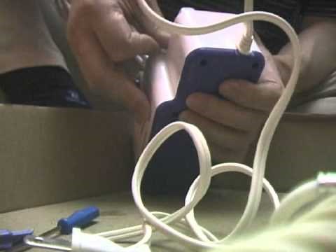 ウォーターピック（口腔洗浄機）修理 ：本体カバーとホースを交換