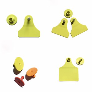 [Hot Item] Etiqueta de oreja activa UHF RFID para animales, etiqueta de oreja reutilizable para ganado y ovejas con chip RFID y GPS para NFC