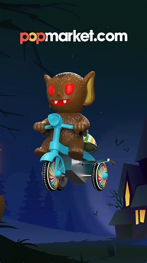 Ride into the unknown with Super7’s Bat Boy! This wind-up Super Cycle is bursting with spooky charm and ready to roll. Pre-order now before he vanishes into the forest! 🛎️ Wind it up. Let him rip. 🛒 Available only at popmarket: https://bit.ly/3SwbBYj | popmarket