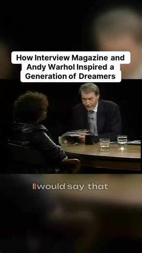 This is the raw power of finding your tribe! Hear firsthand how *Interview Magazine* became more than just print—it was the essential window on a world for isolated dreamers, proving that possibility wasn't just for the mainstream. The thread connecting Warhol, Versace, and everyone who dared to dream? That vital sense of not being alone. Pure cultural inspiration unpacking legacy. #AndyWarhol #InterviewMagazine #Dreamers #CulturalLegacy #Inspiration