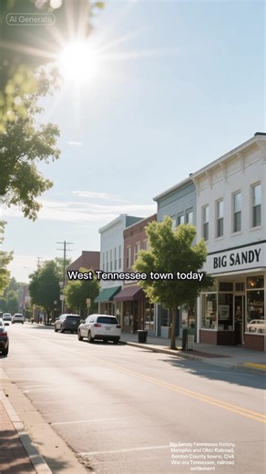 How a Railroad Stop Became the Town of Big Sandy, Tennessee #RealTennessee #TennesseeHistory #RailroadStories #SmallTownOrigins #AmericanHeritage