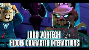 LEGO Dimensions Lord Vortech Hidden Character Interactions & Dialogue! Pulled From Game Dev Files!