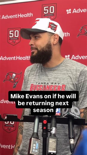 Bucs Pewter Report on Instagram: "“Time will tell” when it comes to Mike Evans’ future with the Buccaneers. #M1K3 #GoBucs #BucsFootball"