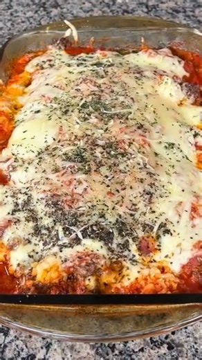One pan bake cheesy ravioli lasagna